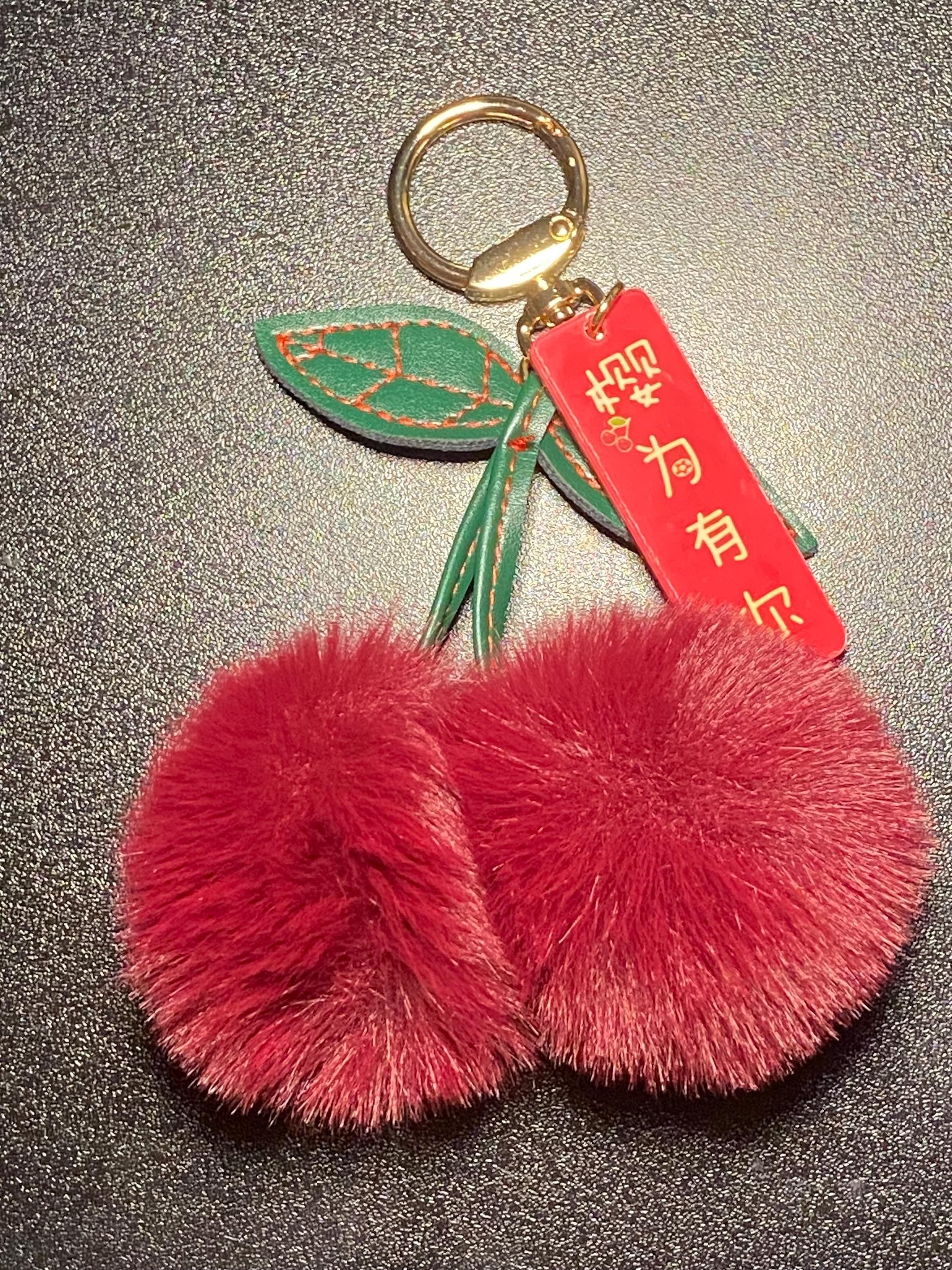 Cherries Keychain