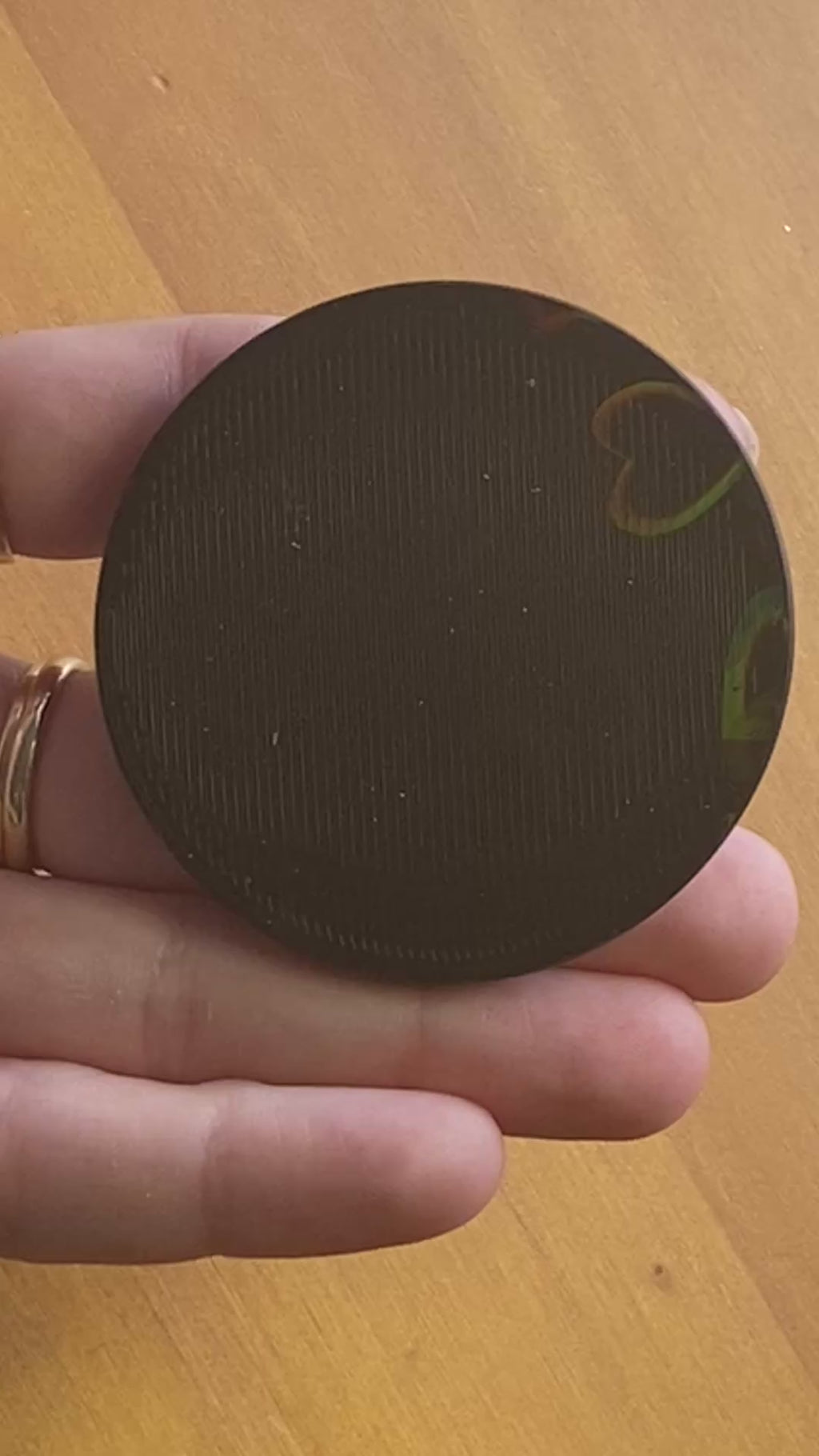 Self Care Cake Clicker, Self Care Fidget Toy, Kawaii Clicker Fidget Toy, Clicky Toy for Stress Relief, Anxiety Relief Desk Toy, Stimming , Neurodivergent, ADHD, Halloween Fidget Toy- Black Coquette Cake