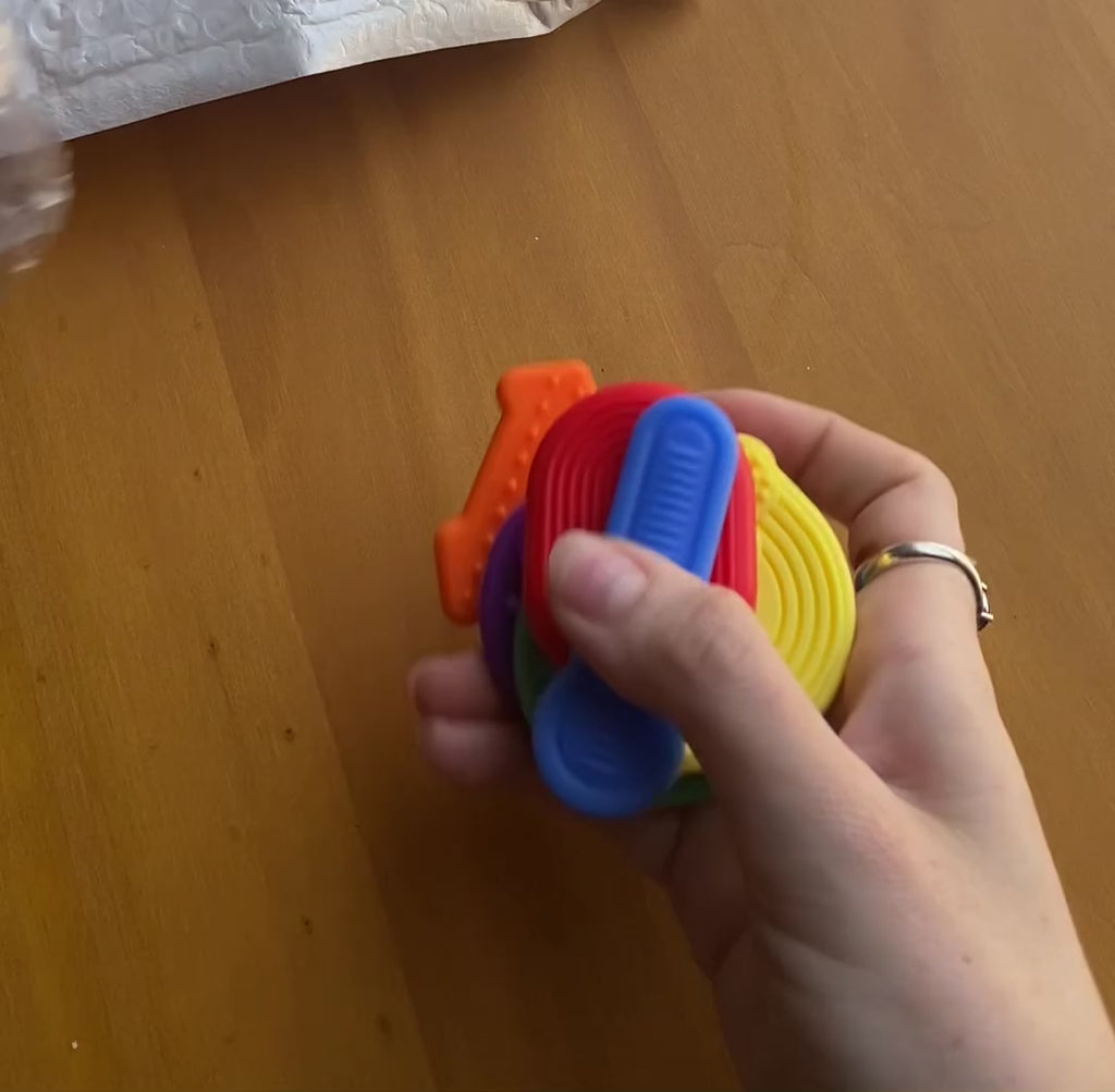 Rainbow Sensory Fidget Toy Set, Mental Health Gift, Sensory Toy, Stress Relief/Stimming for ADHD, Anxiety, and Neurodivergent Minds