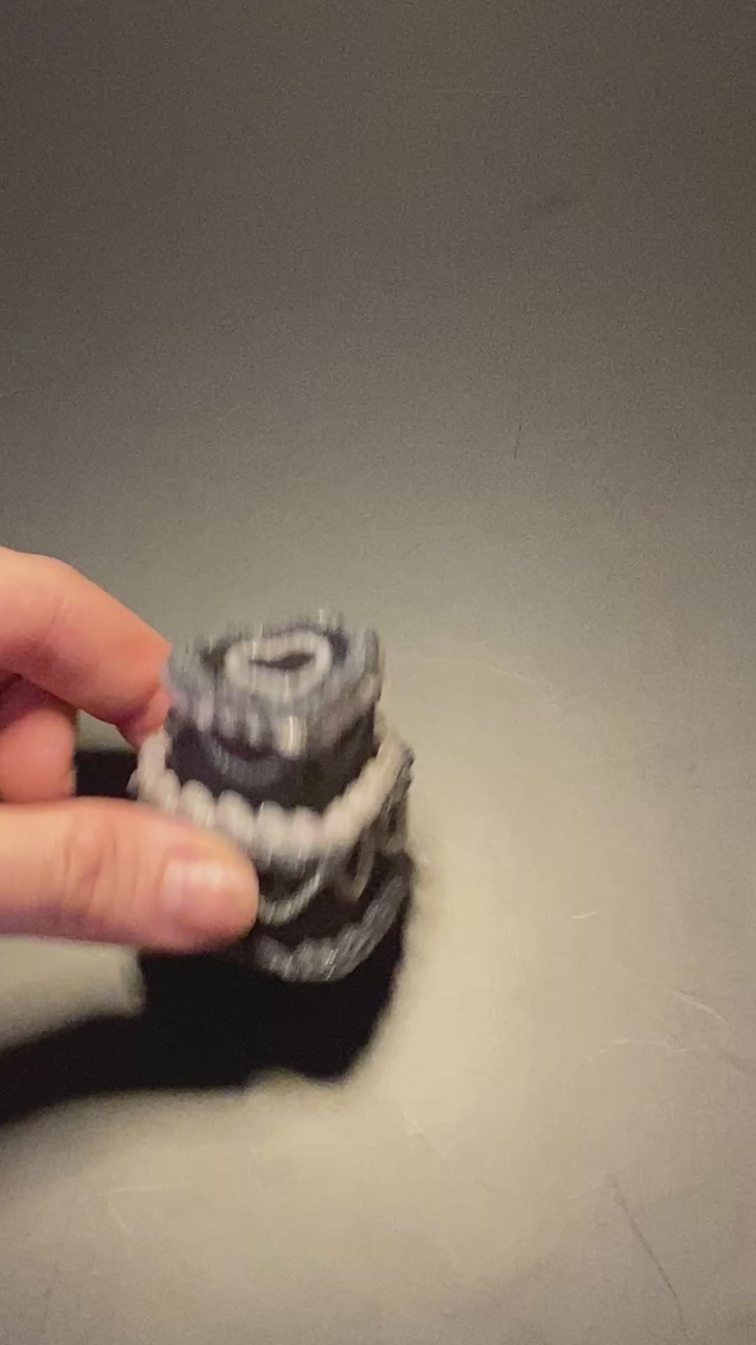 Self Care Cake Clicker, Self Care Fidget Toy, Kawaii Clicker Fidget Toy, Clicky Toy for Stress Relief, Anxiety Relief Desk Toy, Stimming , Neurodivergent, ADHD, Halloween Fidget Toy- Black Coquette Cake