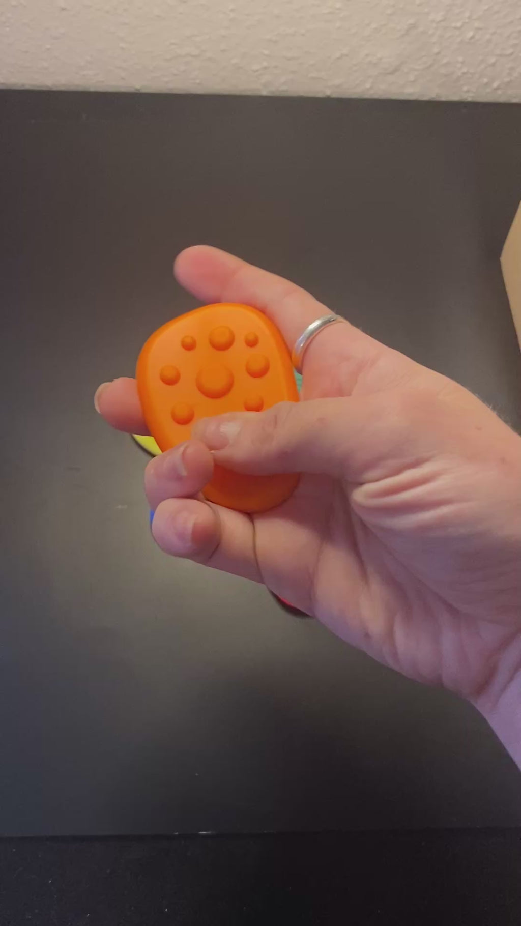 Rainbow Worry Stones, Mental Health Gift, Sensory Toy, Stress Relief/Stimming for ADHD, Anxiety, and Neurodivergent Minds